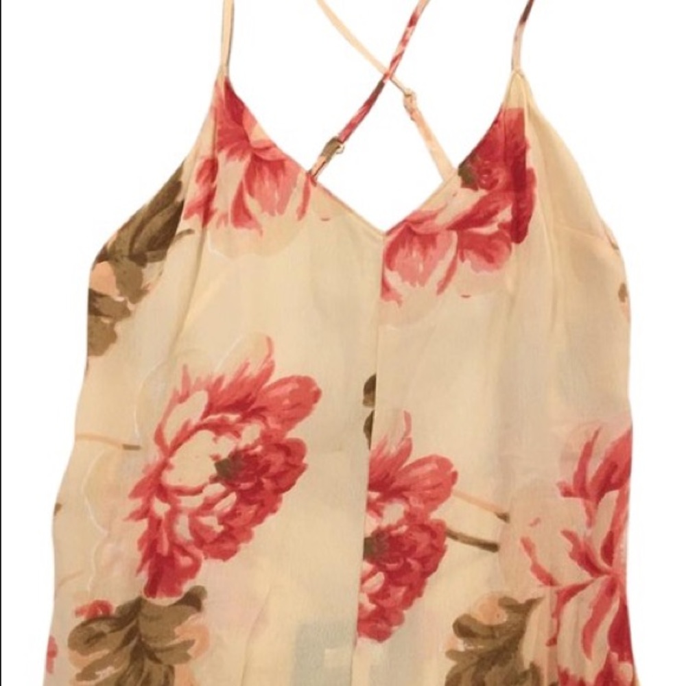 Reformation light pink floral dress, XS, worn once